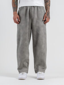 Jeans balloon morbido con coulisse in vita L815321 Grey (3)