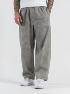 Jeans balloon morbido con coulisse in vita L815321 Grey (4)