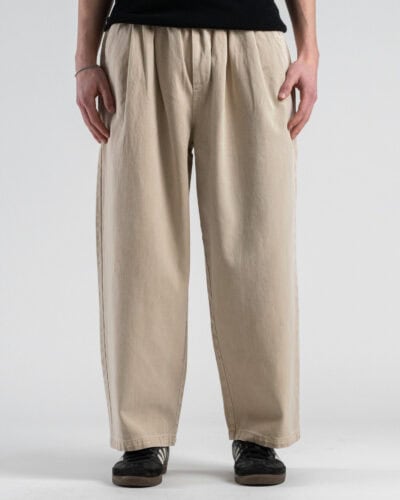 Jeans balloon morbido con coulisse in vita L815322 Apricot