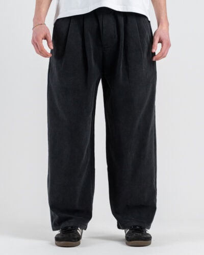 Jeans balloon morbido con coulisse in vita L815322 Black