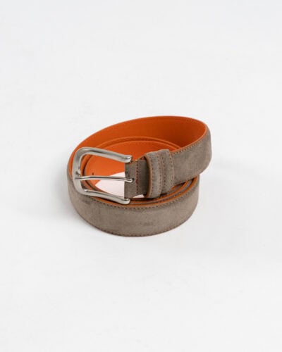 OVER-D Cintura in suede a contrasto OE1S2S6Z07 Taupe/Arancio