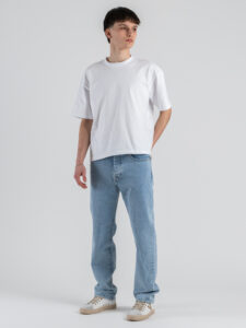 OVER-D Jeans regular liscio OC1S26D21 Light blue (1)