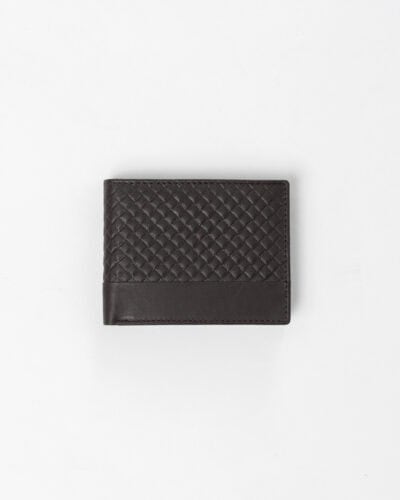 Portafoglio 11x8,5 cm in vera pelle con porta documenti 992 Marrone