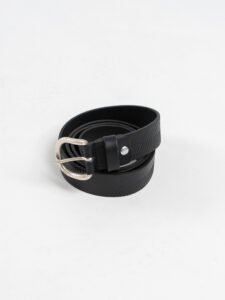 SEINSE Cintura a lisca di pesce 100% pelle CT284SS Nero