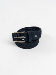 SEINSE Cintura elasticizzata in tessuto intrecciato CT278SS Blu