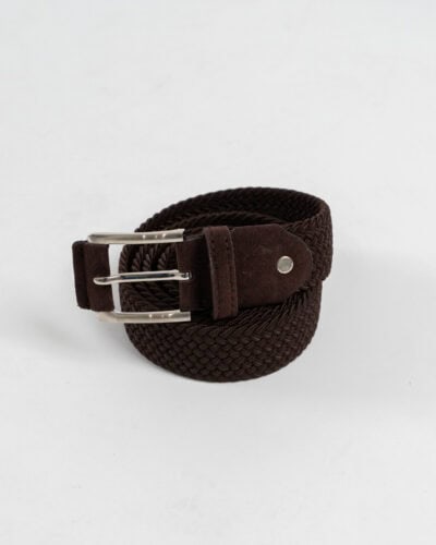 SEINSE Cintura elasticizzata in tessuto intrecciato CT278SS Moro