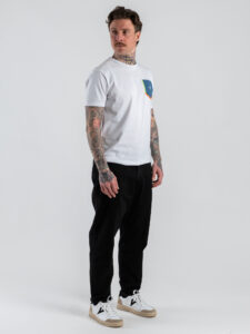 V2 Jeans japan fit old con passante in jeans JJAPOLD Nero (1)