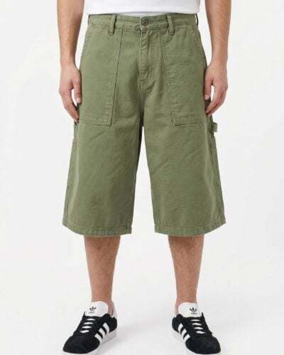 BERNA Jorts baggy work con tasconi 261010 Verde Scuro