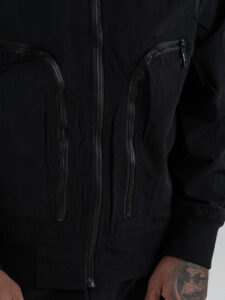 Coordinato con Bomber + Pantalone loose con tasconi laterali 2278 Black (10)