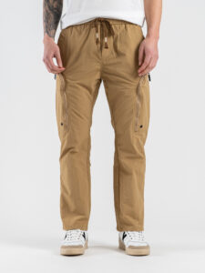 Coordinato con Bomber + Pantalone loose con tasconi laterali 2278 Khaki (6)