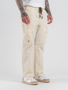 Coordinato con Bomber + Pantalone loose con tasconi laterali 2278 White (6)