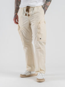 Coordinato con Bomber + Pantalone loose con tasconi laterali 2278 White (7)