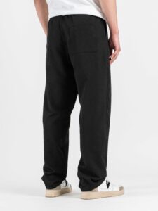 Coordinato con Camicia over con colletto a manica lunga + Pantalone baggy con coulisse in vita 7800 Nero (10)