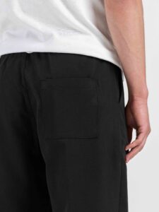 Coordinato con Camicia over con colletto a manica lunga + Pantalone baggy con coulisse in vita 7800 Nero (11)