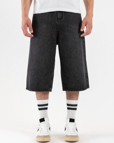 DOUBLE LABEL Bermuda in jeans skater a 3/4 GLW105G