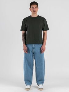 ESTASI Jeans balloon NICO PAZ Azzurro (1)
