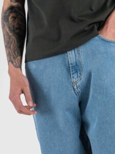 ESTASI Jeans balloon NICO PAZ Azzurro (4)