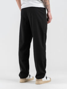 ESTASI Pantalone leggero con gamba morbida ed elastico in vita SANE’ EST Nero (5)