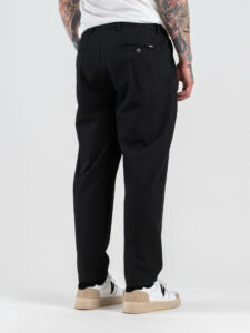 GIANNI LUPO Pantalone regular cropped con piences GL327R Black (5)