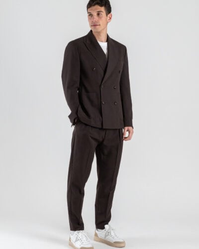 IMPERIAL Abito regular con Giacca a doppio petto + Pantalone cropped N5441N5009 Caffè