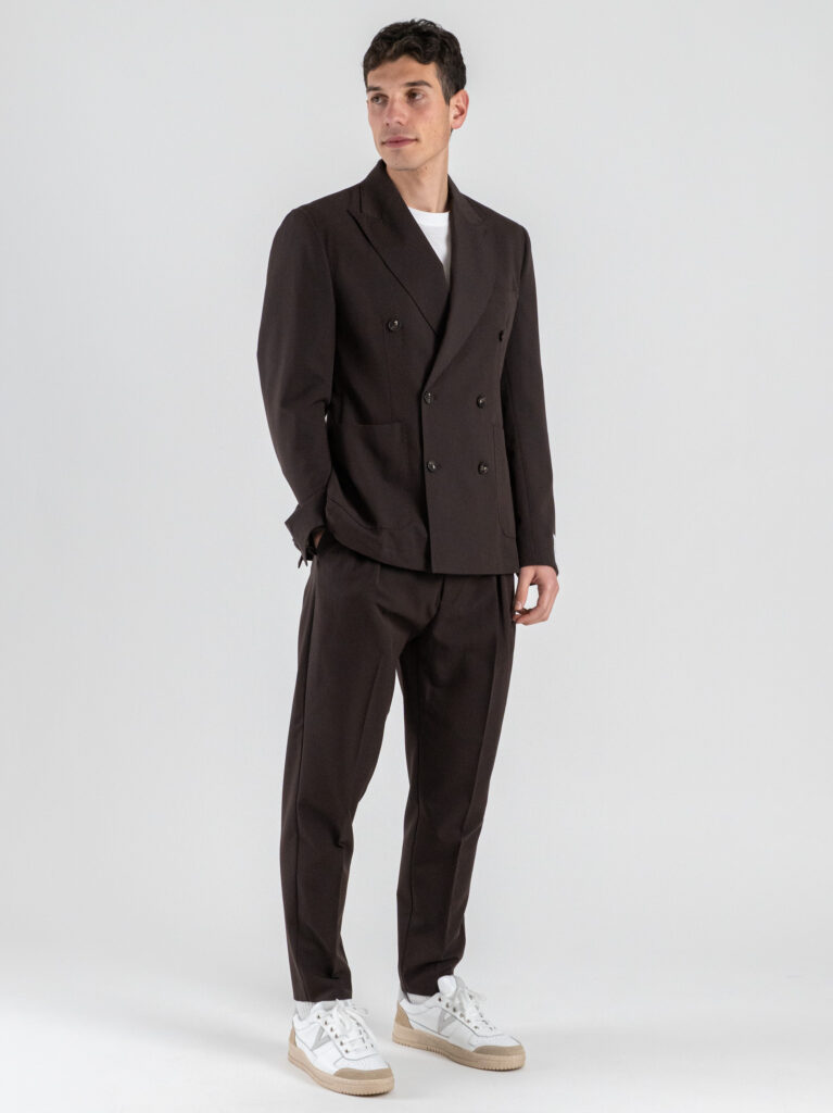 IMPERIAL Abito regular con Giacca a doppio petto Pantalone cropped N5441N5009 Caffe 1 Abiti