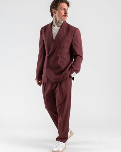 IMPERIAL Abito regular con Giacca a doppio petto + Pantalone cropped N5441N5009 Indian Red