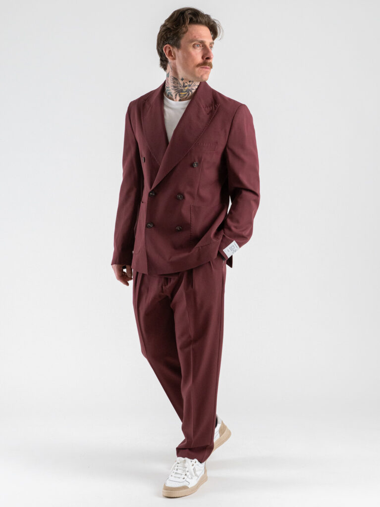 IMPERIAL Abito regular con Giacca a doppio petto Pantalone cropped N5441N5009 Indian Red 1 Abiti