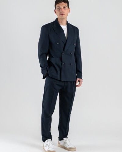 IMPERIAL Abito regular con Giacca a doppio petto + Pantalone cropped N5441N5009 Navy