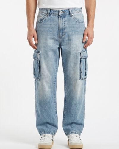 IMPERIAL Jeans Loose con tasconi laterali P8379TISCA Azzurro
