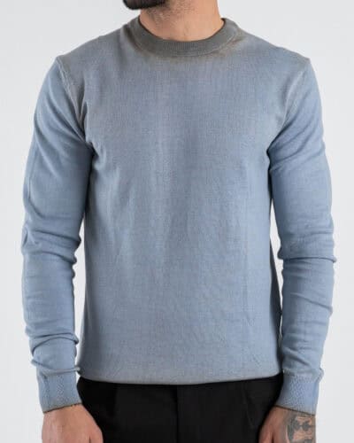 IMPERIAL Magilone in cotone a girocollo effetto sfumato M6372490G1 Moro