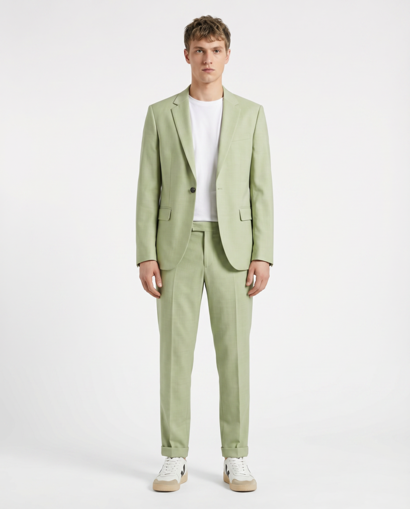 IMPERIAL Pantalone chinos da abito PD3JJCH Wasaby 1 Abiti