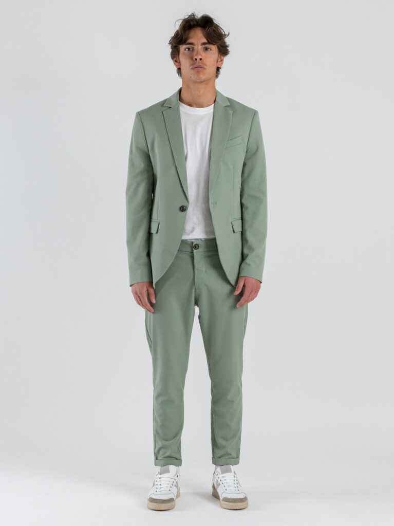 IMPERIAL Pantalone chinos da abito PWB0LBQ Salvia 1 Abiti