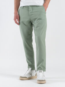 IMPERIAL Pantalone chinos da abito PWB0LBQ Salvia (10)