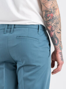 IMPERIAL Pantalone chinos da abito con gamba lunga PD3JLRD Petrolio (7)