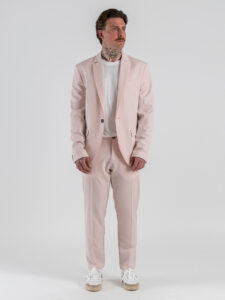 IMPERIAL Pantalone chinos da abito con gamba lunga PD3JLRD Rosa