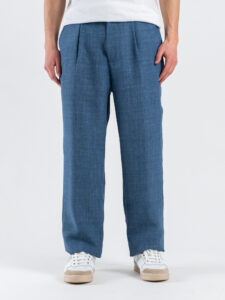 IMPERIAL Pantalone loose da coordinato con pences ed elastico in vita P89793YPH1 Blu (1)