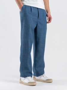 IMPERIAL Pantalone loose da coordinato con pences ed elastico in vita P89793YPH1 Blu (3)