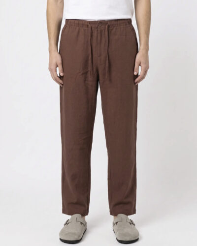 IMPERIAL Pantalone morbido da coordinato in misto lino P89793XY12 Moro