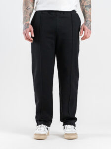 IMPERIAL Pantalone tuta loose con cucitura frontale P8588P027 Nero (2)