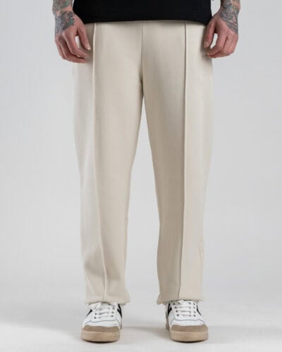 IMPERIAL Pantalone tuta loose con cucitura frontale P8588P027 Sabbia