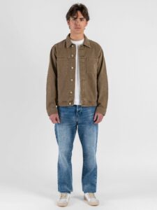 ONLY&SONS CamiciaGiacchetta over in cotone con tasche frontali 22036605 ENTIRE Brown Denim (1)
