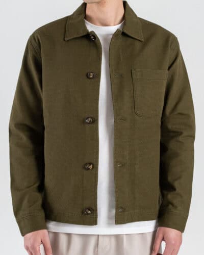 ONLY&SONS Giacca comoda in cotone con tasca frontale RONNIE 22037172 Dark Olive