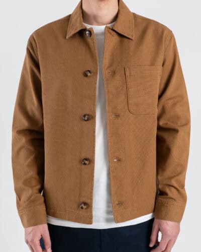 ONLY&SONS Giacca comoda in cotone con tasca frontale RONNIE 22037172 Toasted Coconut
