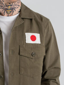 ONLY&SONS Giacchetta over con pacht sul davanti e stampa japan sul retro ALBERTO 22038571 Dusty Olive (4)