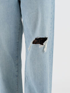 ONLY&SONS Jeans baggy con rottura sul ginocchio FADE 22036592 Light Blue Denim (5)