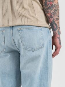 ONLY&SONS Jeans baggy con rottura sul ginocchio FADE 22036592 Light Blue Denim (7)
