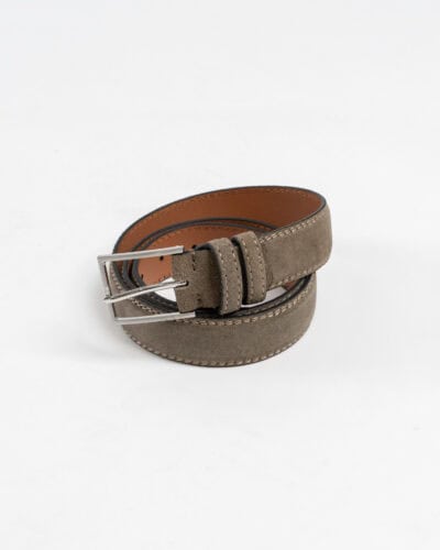 OVER-D Cintura basica in ecocamoscio Z15 Taupe