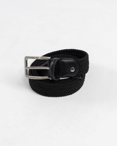 OVER-D Cintura elasticizzata in tessuto intrecciato Z13 Nera