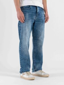 OVER-D Jeans regular con micro rotture sul fondo OC1S2S6D20 Blu (3)