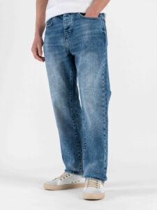 OVER-D Jeans regular con micro rotture sul fondo OC1S2S6D20 Blu (4)